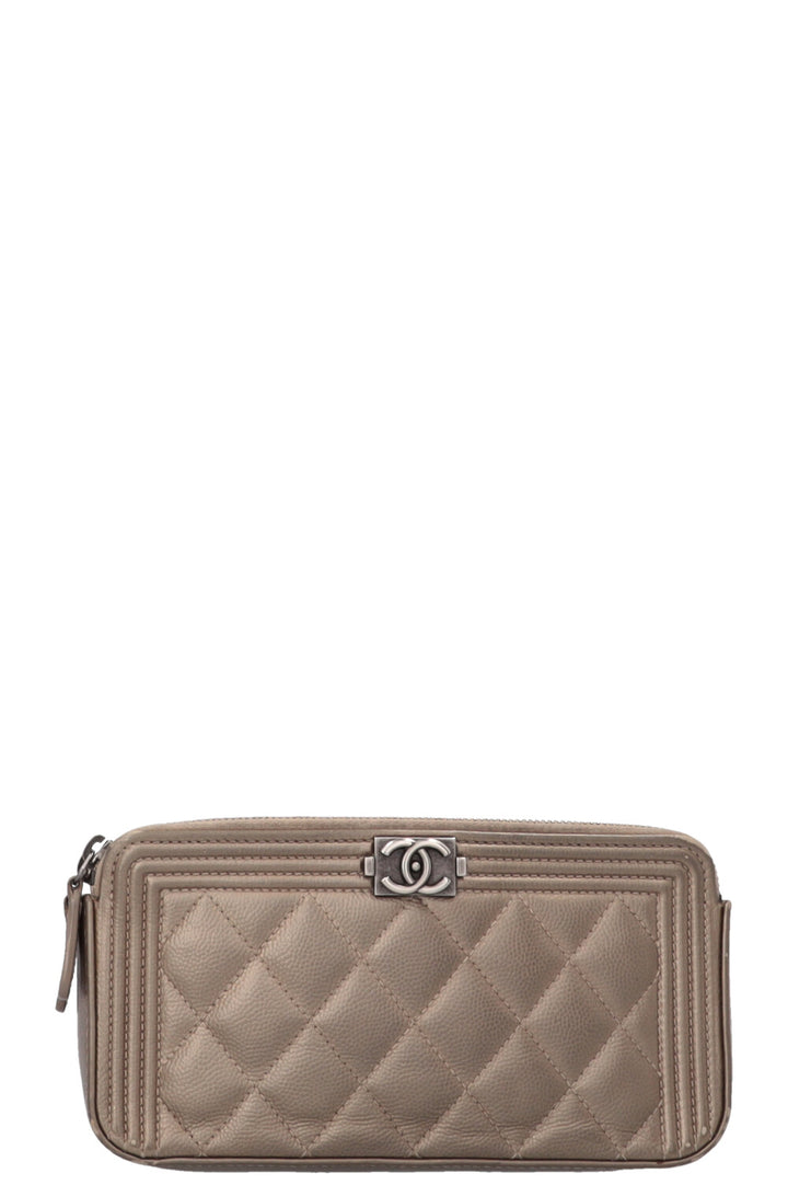 CHANEL Boy WOC Metallic Bronze