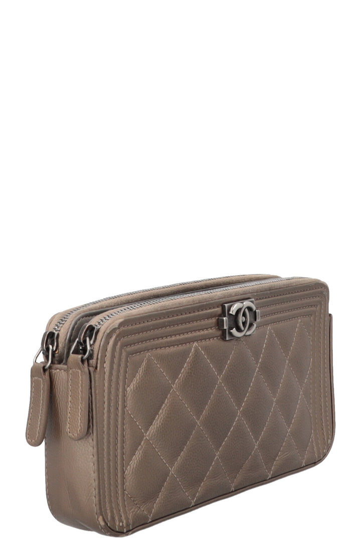 CHANEL Boy WOC Metallic Bronze