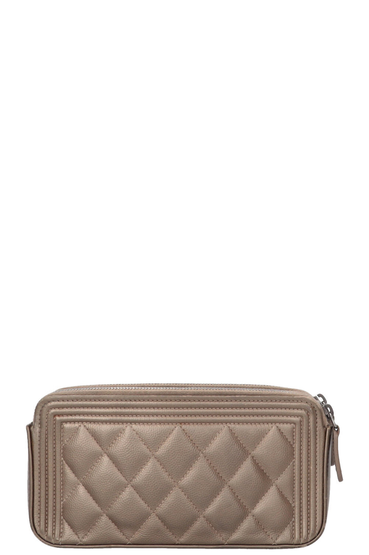 CHANEL Boy WOC Metallic Bronze