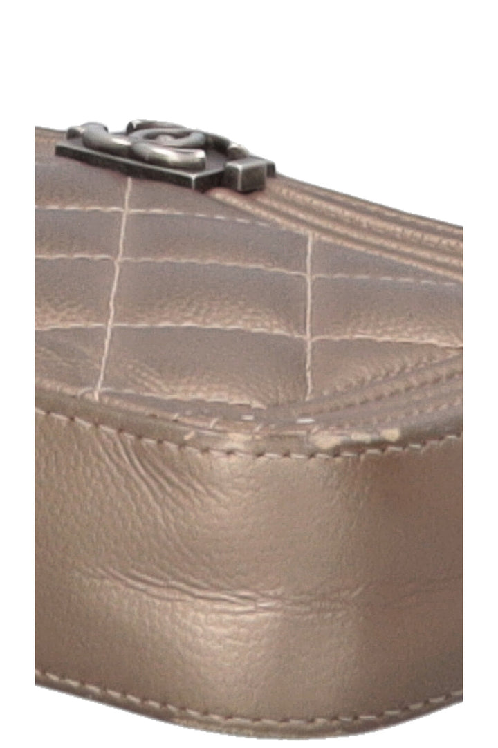 CHANEL Boy WOC Metallic Bronze