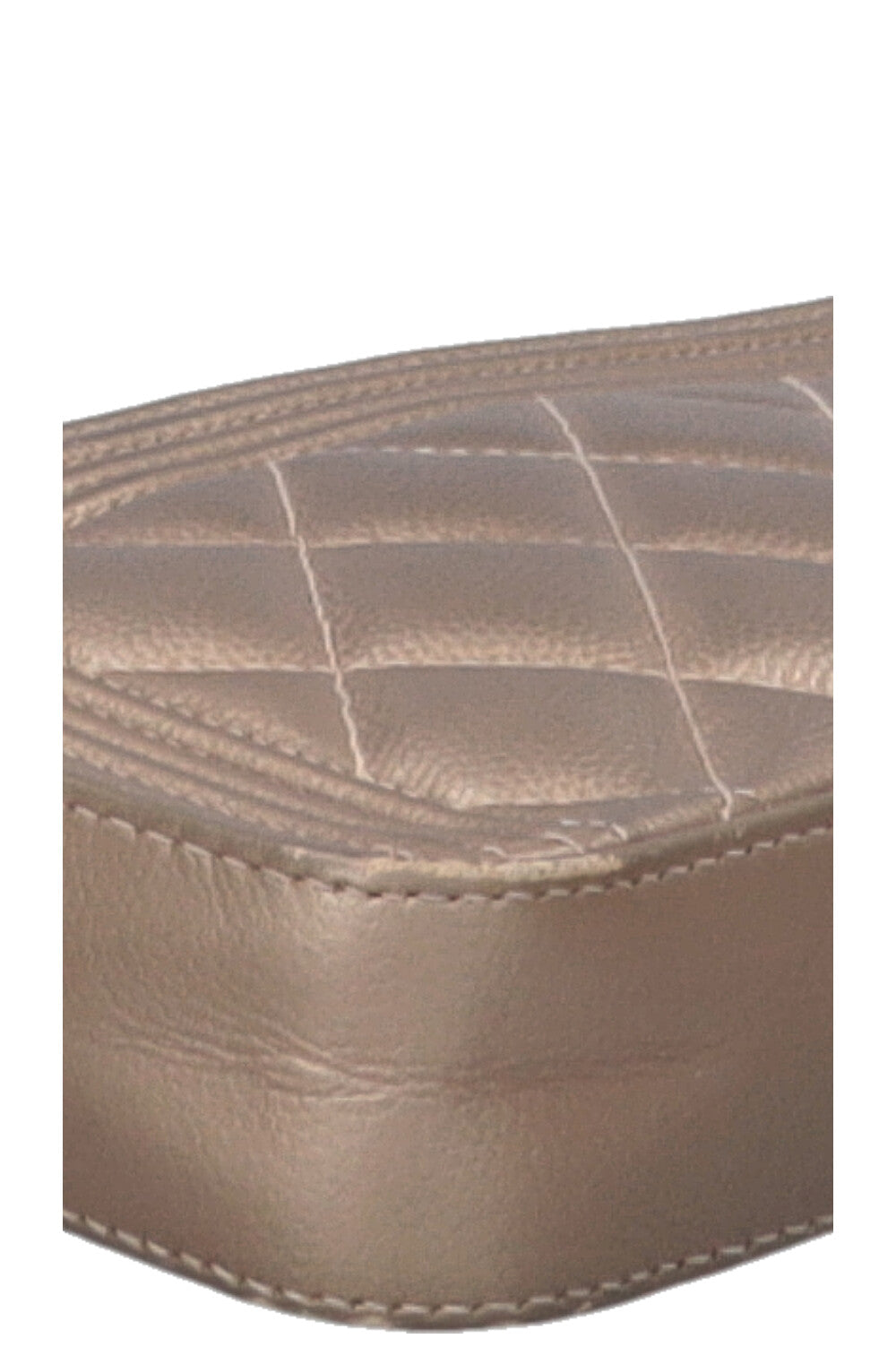 CHANEL Boy WOC Metallic Bronze