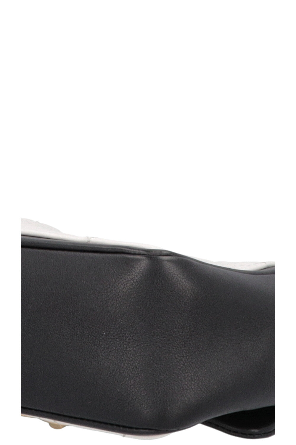 CHANEL Mini Graphic Rue Cambon Flap Bag Black White