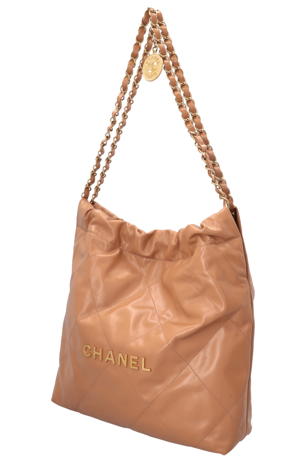 CHANEL 22 Small Tote Bag Beige