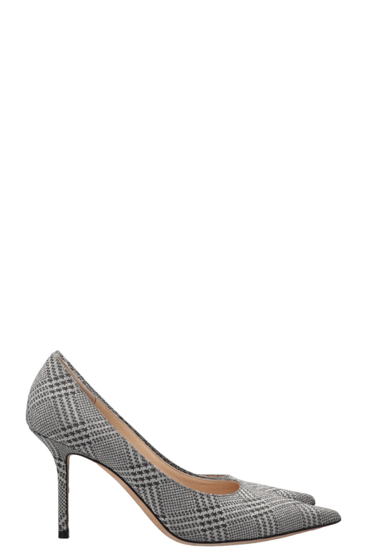 JIMMY CHOO Glitter Heels Silver