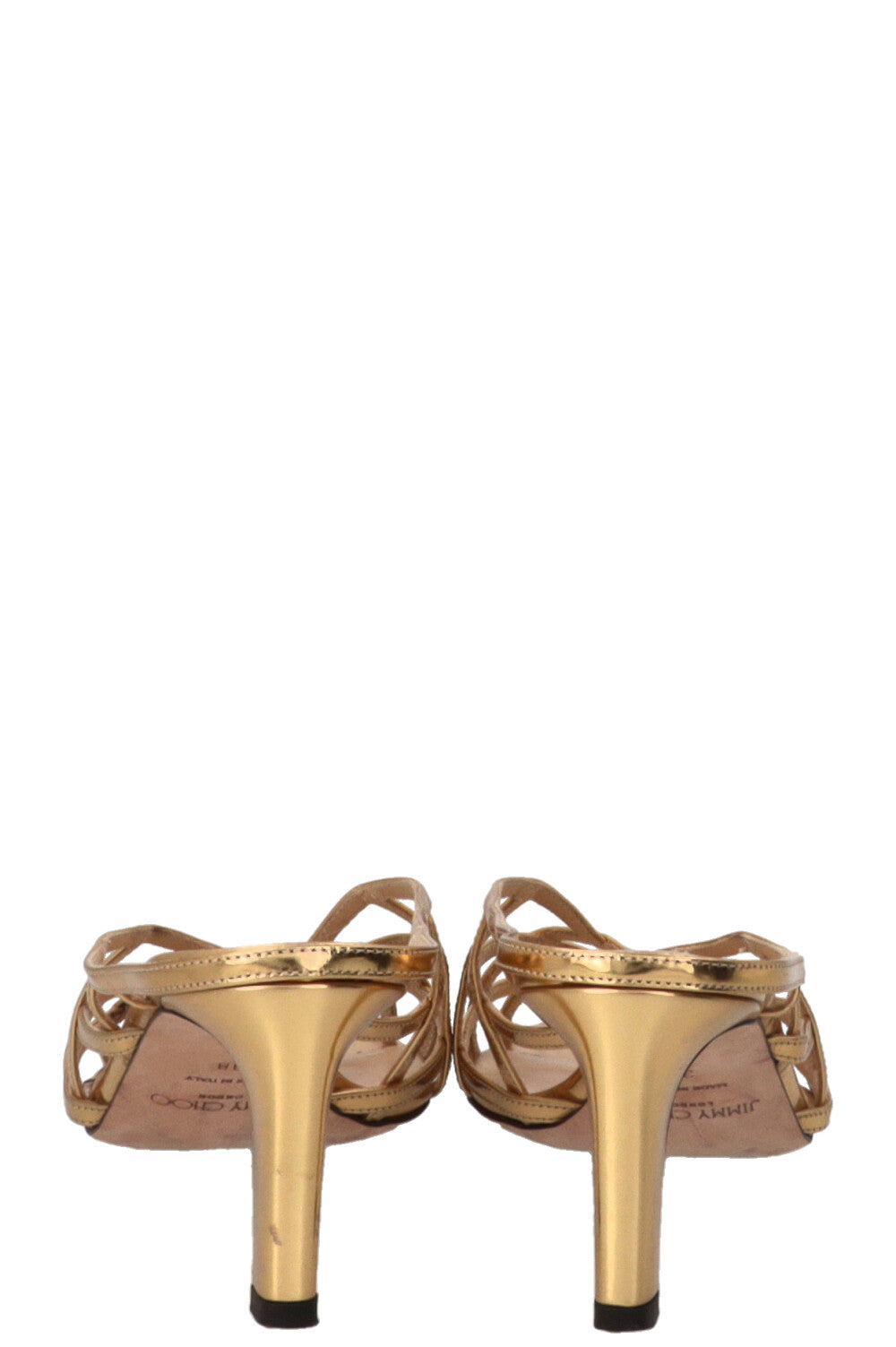 JIMMY CHOO Saila Heels Gold