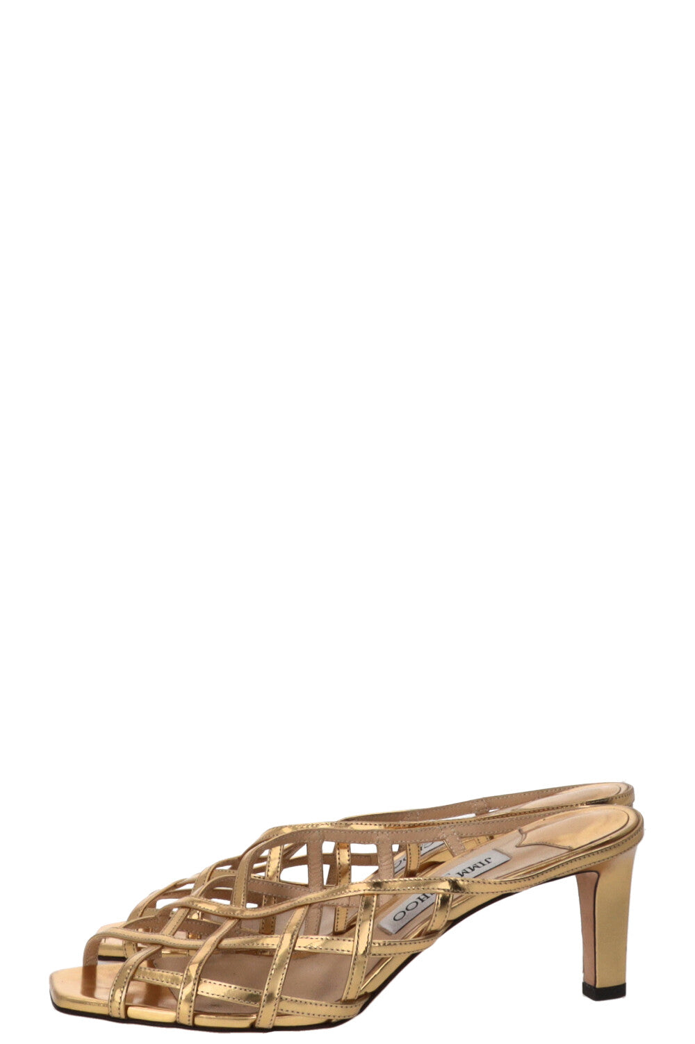 JIMMY CHOO Saila Heels Gold