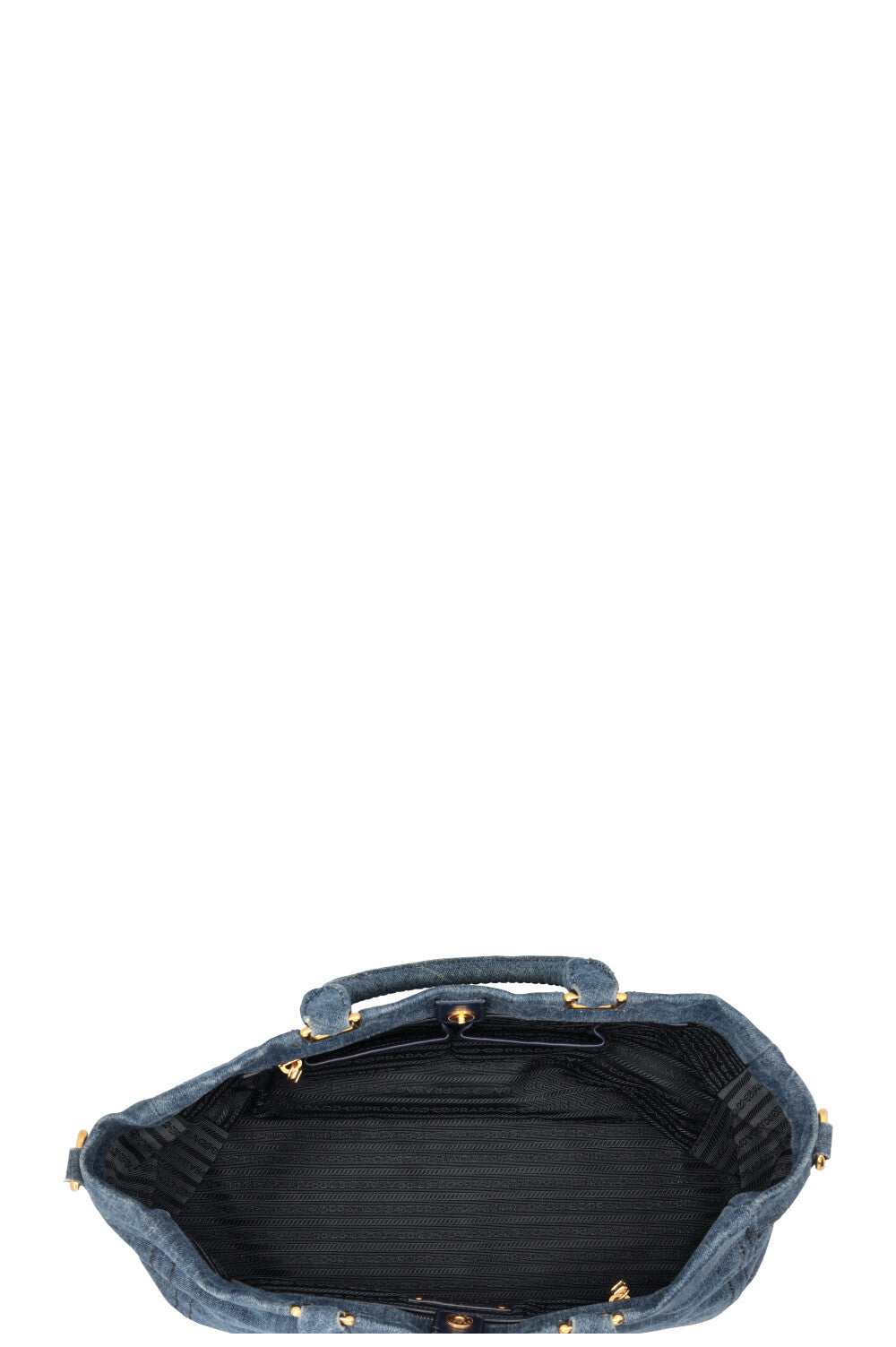 Sac cabas Prada Canapa en jean