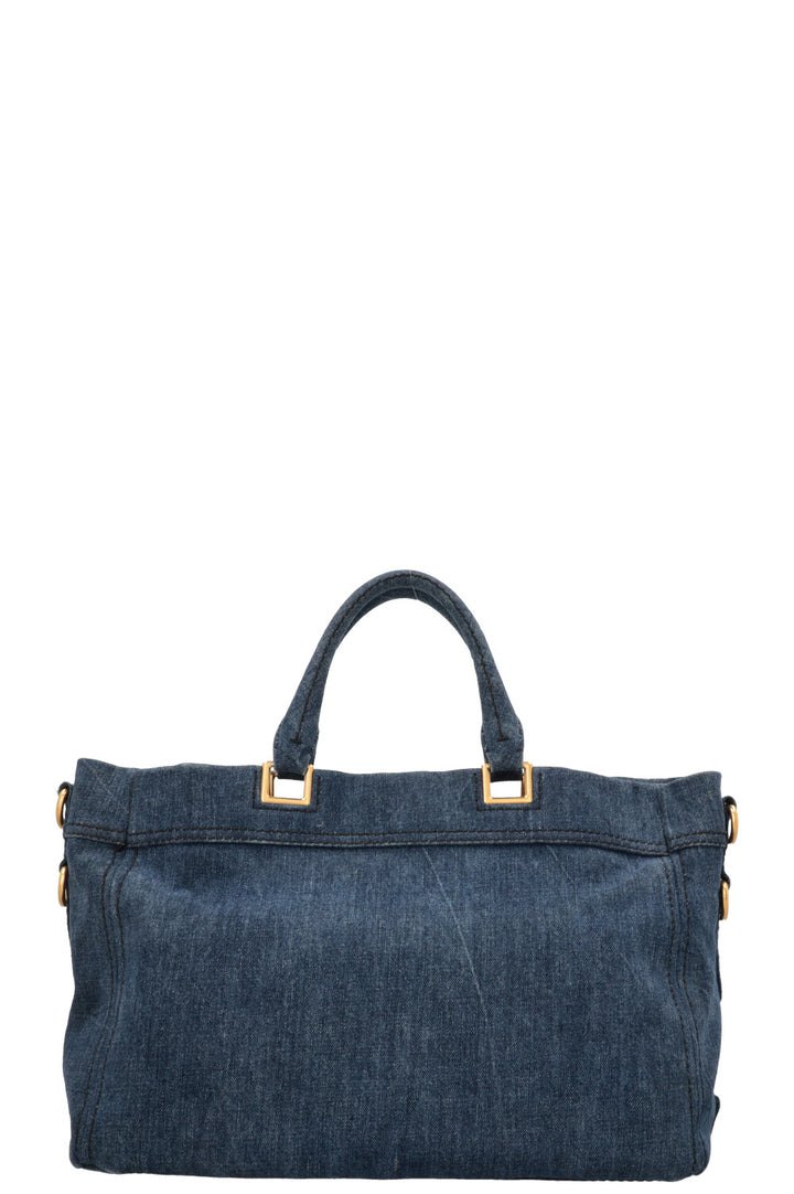 Sac cabas Prada Canapa en jean