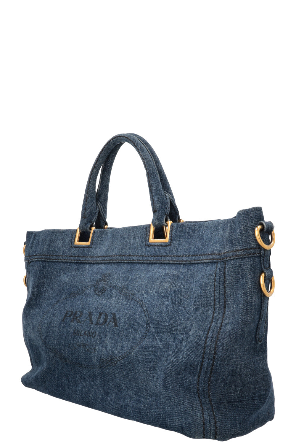 Sac cabas Prada Canapa en jean