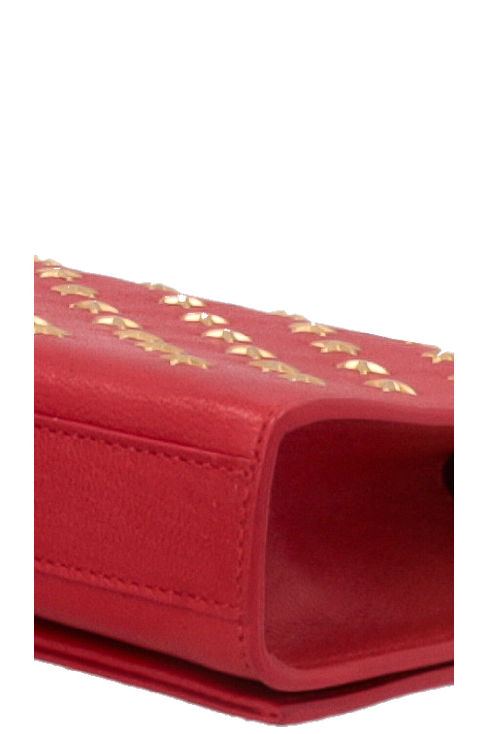 Sac bandoulière SAINT LAURENT WOC Kate à pompon étoile rouge