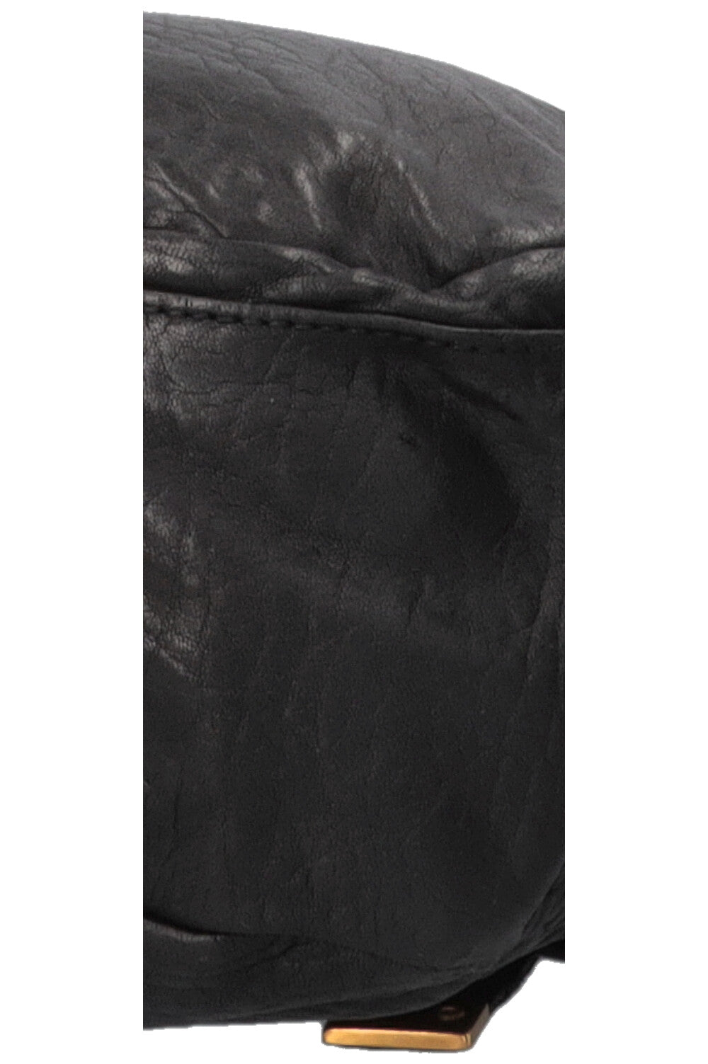 SAINT LAURENT Besace Shoulder Bag Black Leather