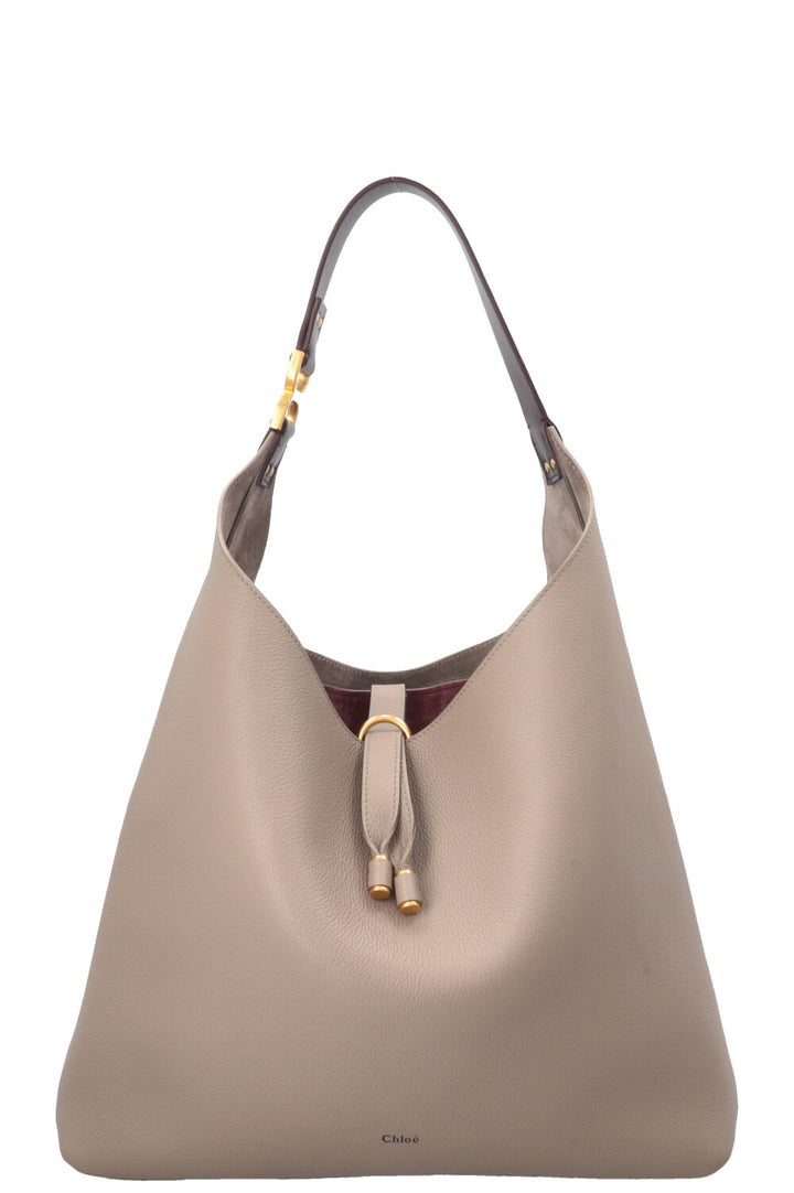 CHLOÉ Marcie Hobo Bag Motty Grey