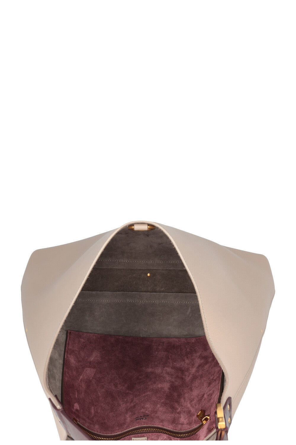 CHLOÉ Marcie Hobo Bag Motty Grey