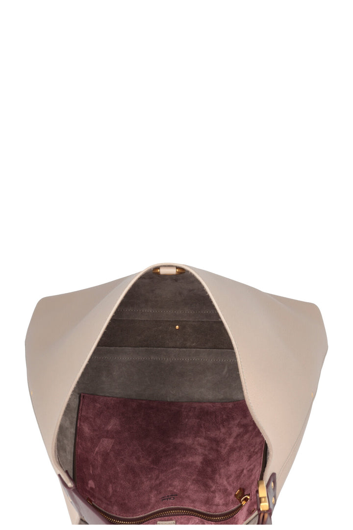 CHLOÉ Marcie Hobo Bag Motty Grey