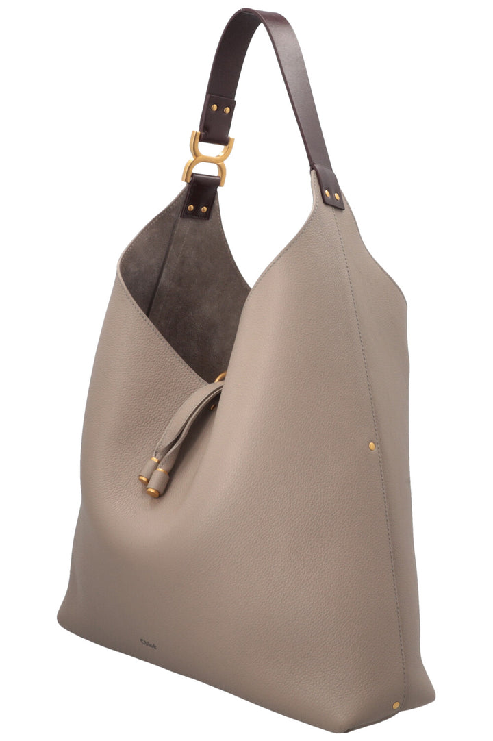 CHLOÉ Marcie Hobo Bag Motty Grey