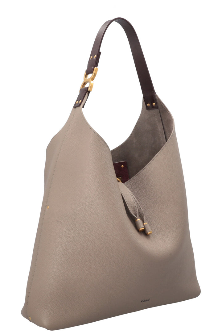 CHLOÉ Marcie Hobo Bag Motty Grey
