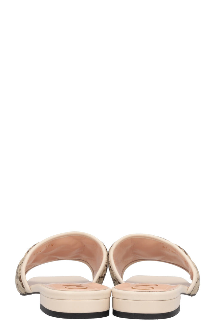 GUCCI Quilted Marmont Supreme Mules Canvas