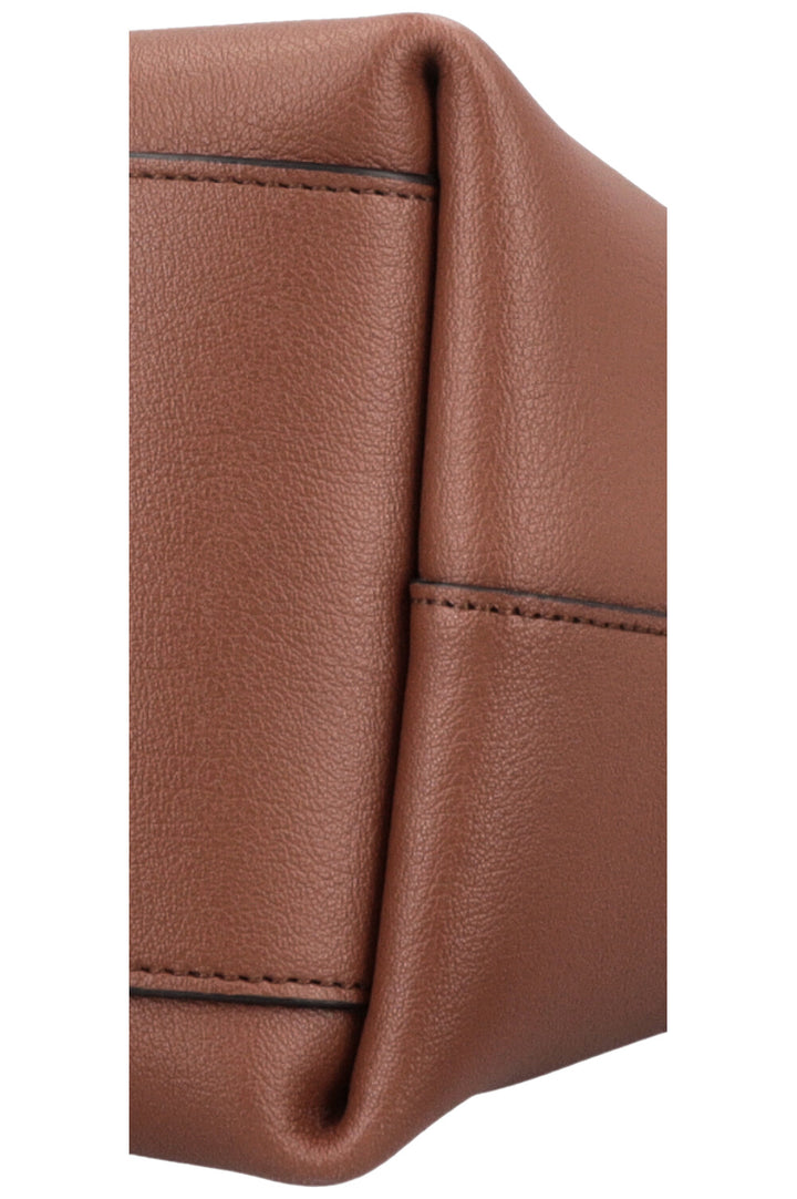Sac shopping Bold SAINT LAURENT en cuir grainé marron