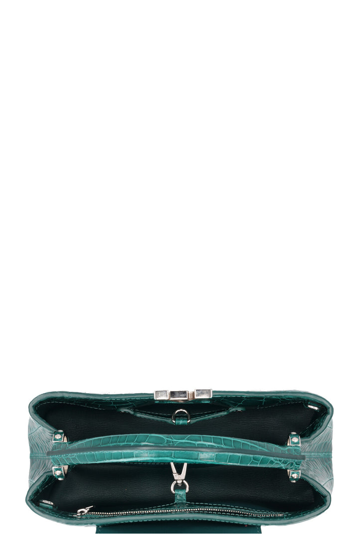 LOUIS VUITTON Capucines PM Alligator Cactus