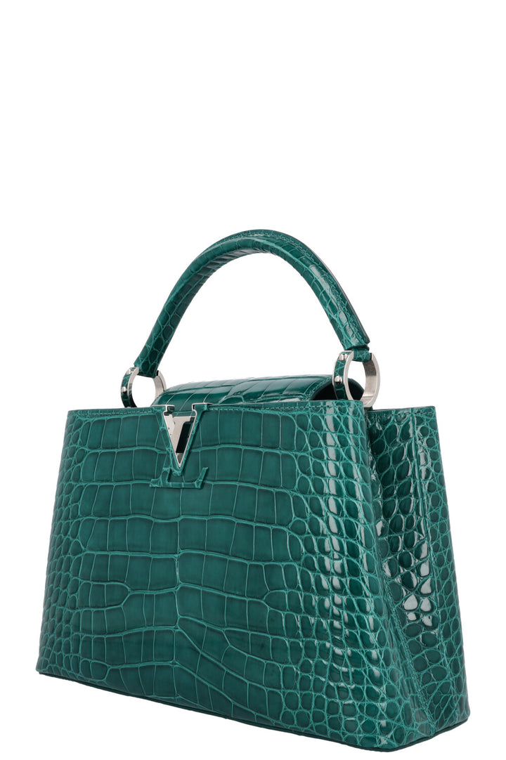 LOUIS VUITTON Capucines PM Alligator Cactus