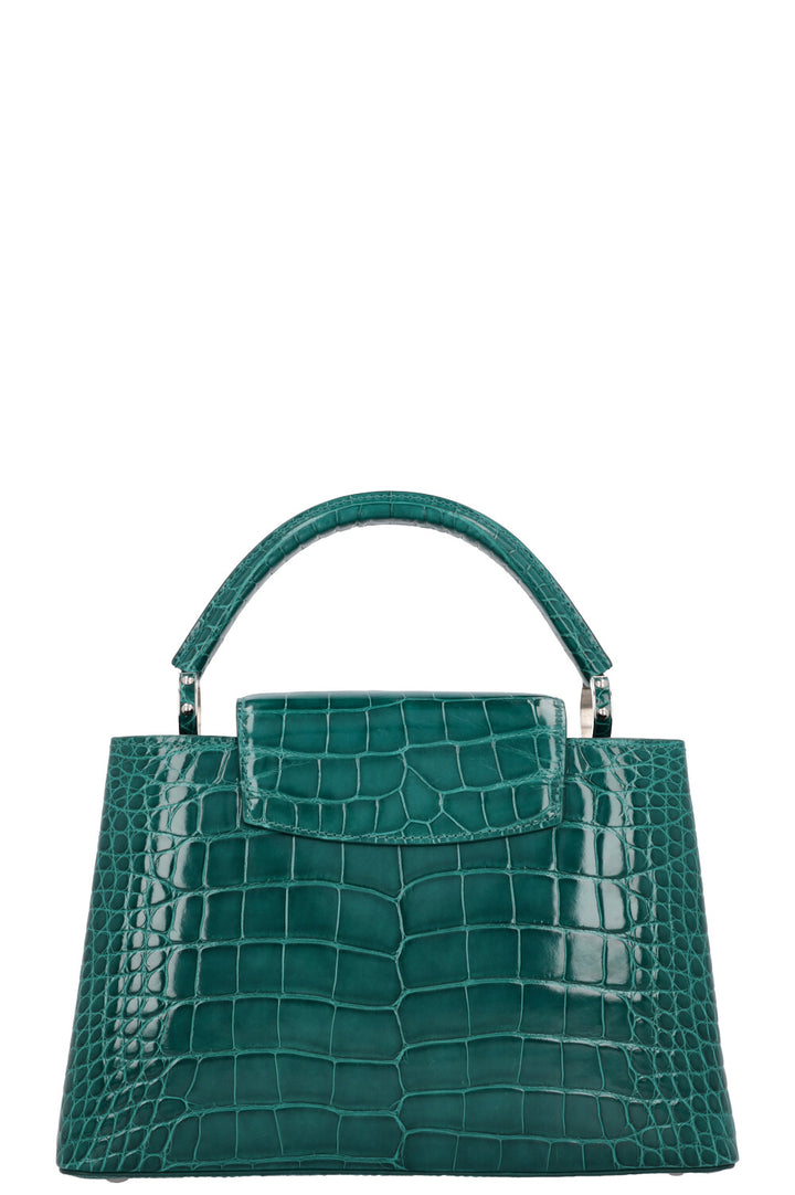 LOUIS VUITTON Capucines PM Alligator Cactus