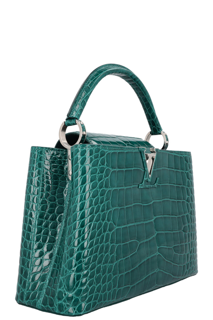 LOUIS VUITTON Capucines PM Alligator Cactus