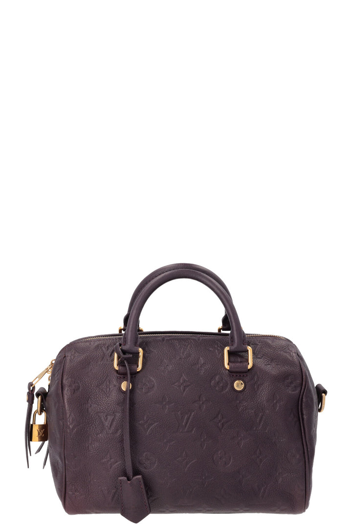 LOUIS VUITTON Speedy 25 Empreinte Purple