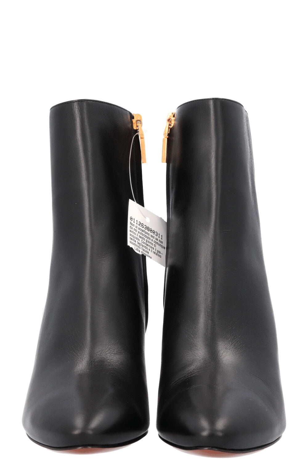 GIVENCHY Triangle Boots Black Leather