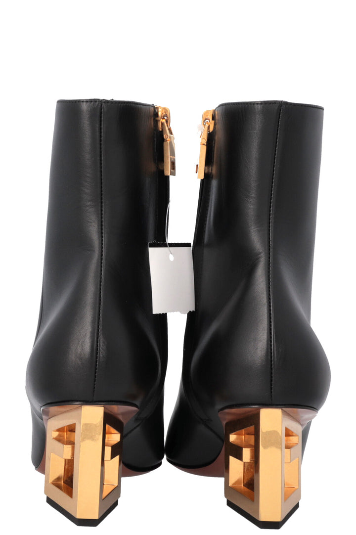 GIVENCHY Triangle Boots Black Leather
