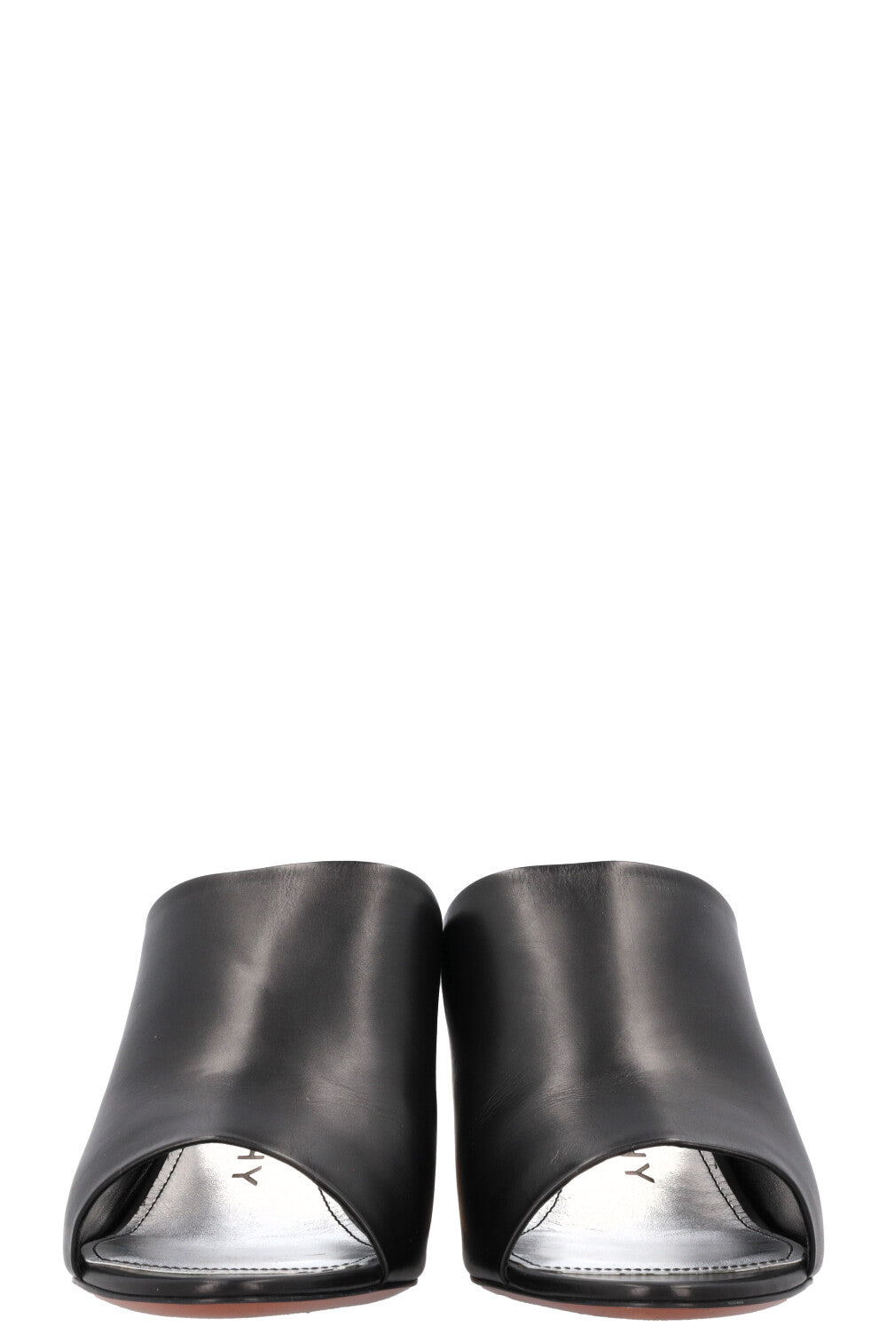 GIVENCHY Triangle Mule Black Gold