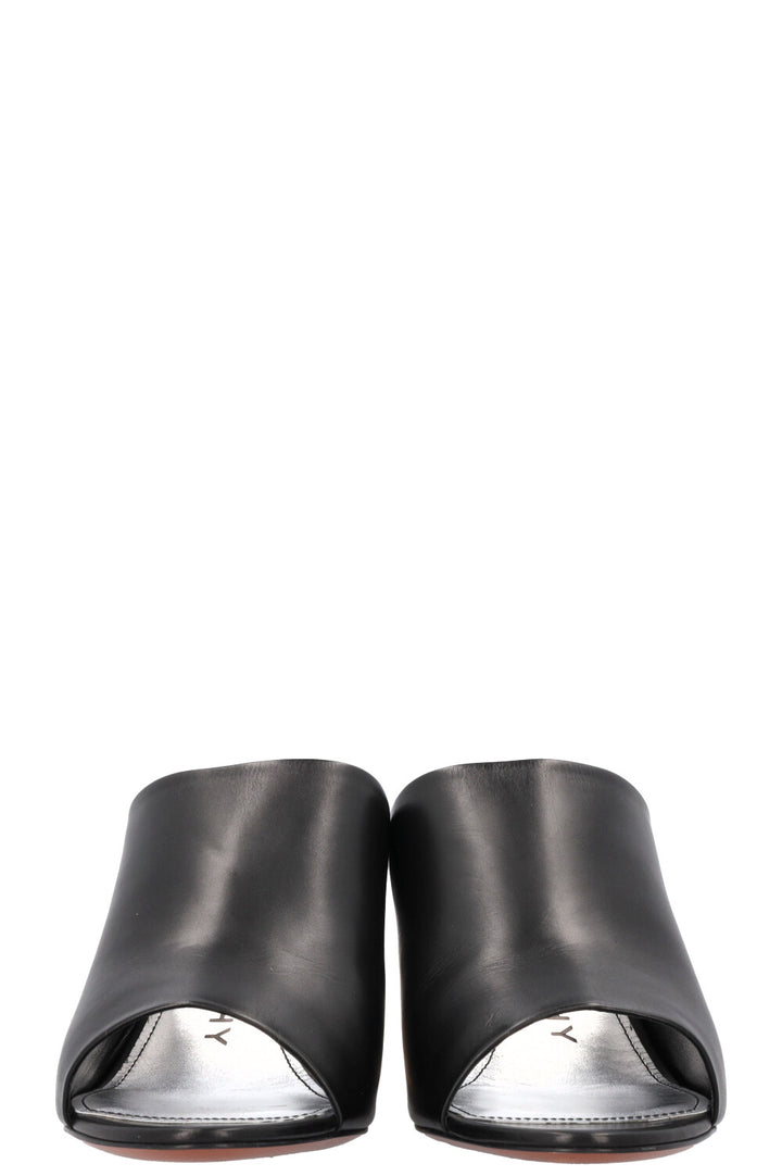 GIVENCHY Triangle Mule Black Gold