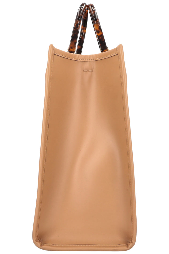 Sac cabas moyen FENDI Sunshine en python caramel