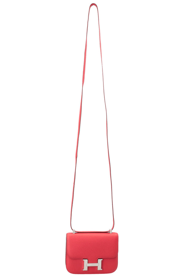HERMÈS Constance 14 Micro Epsom Rouge de Coeur