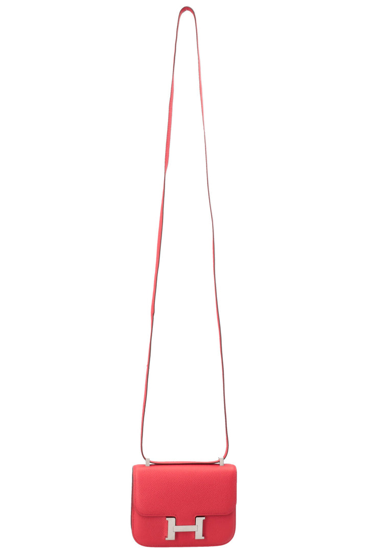 HERMÈS Constance 14 Micro Epsom Rouge de Coeur