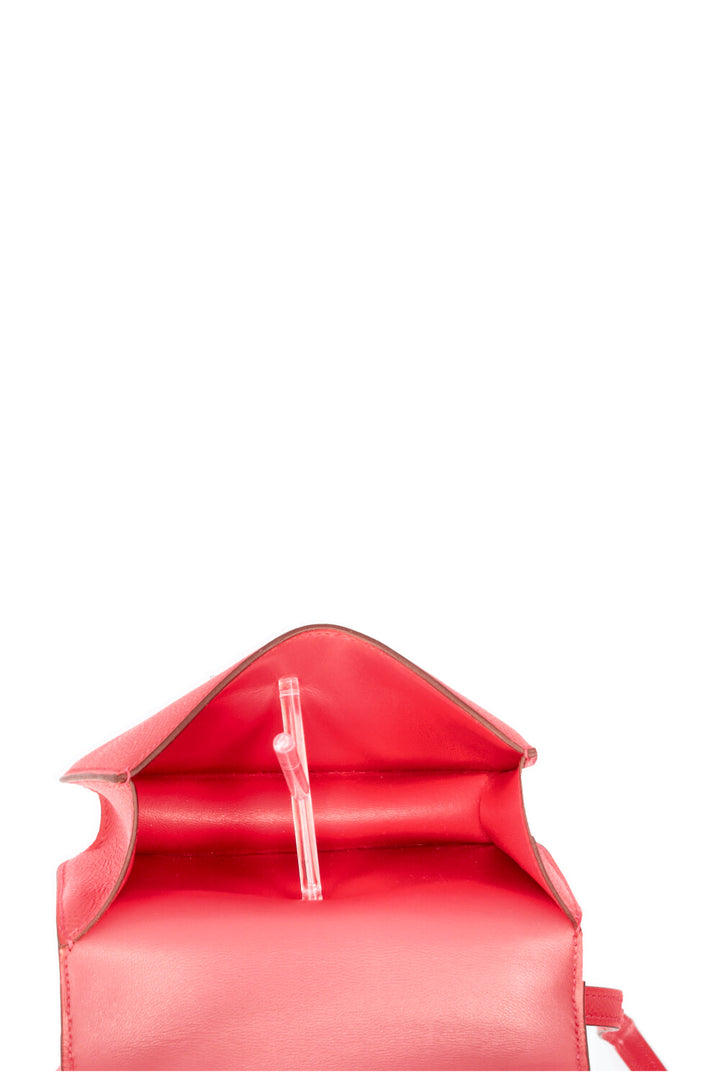 HERMÈS Constance 14 Micro Epsom Rouge de Coeur