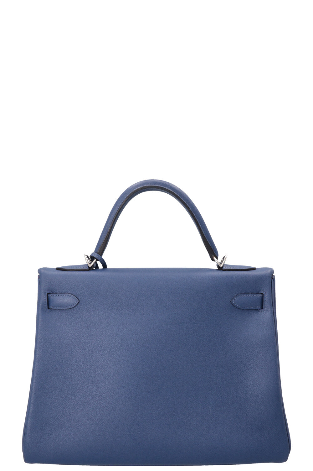 HERMÈS Kelly 32 Retourne Verso Evercolor Bleu Brighton Capucine