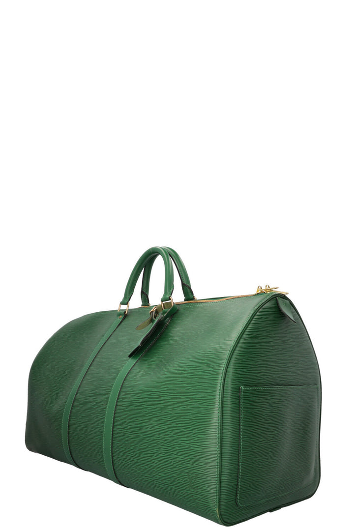 LOUIS VUITTON Keepall 55 Epi Green