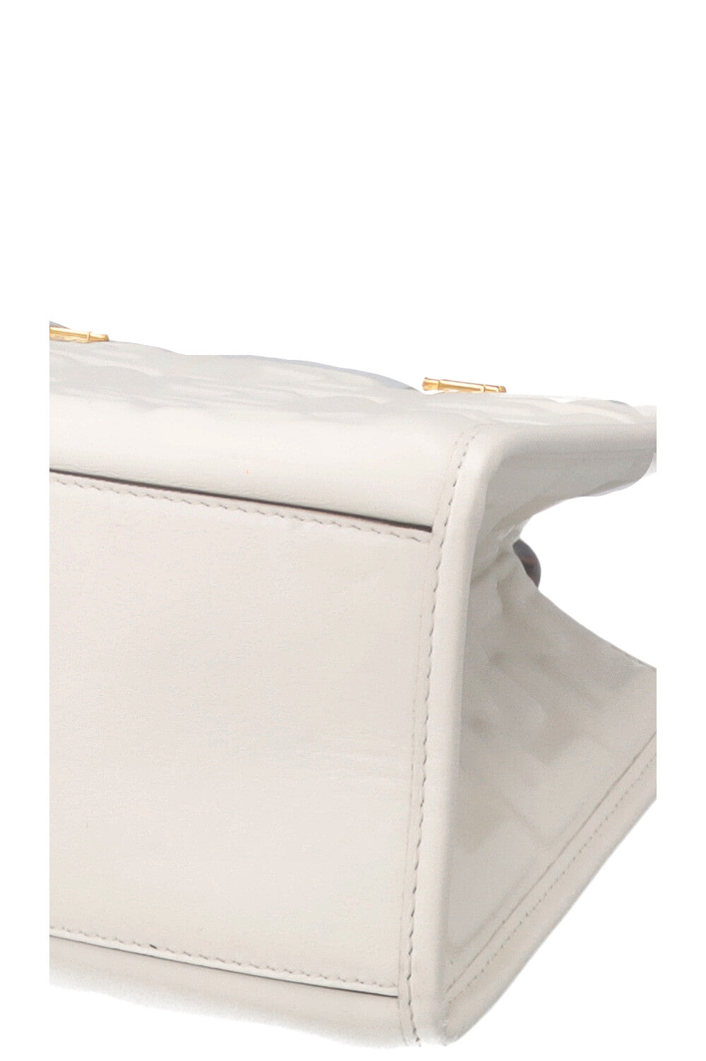 FENDI Sunshine Bag Zucca Leather White