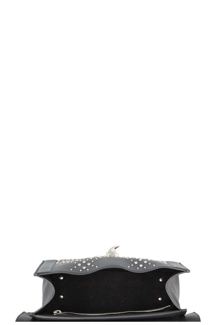 GIVENCHY Studded Shark Bag Leather Black
