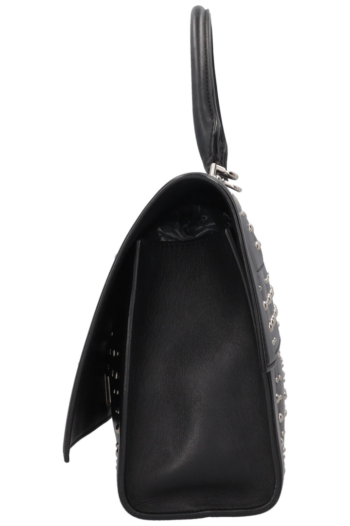 GIVENCHY Studded Shark Bag Leather Black