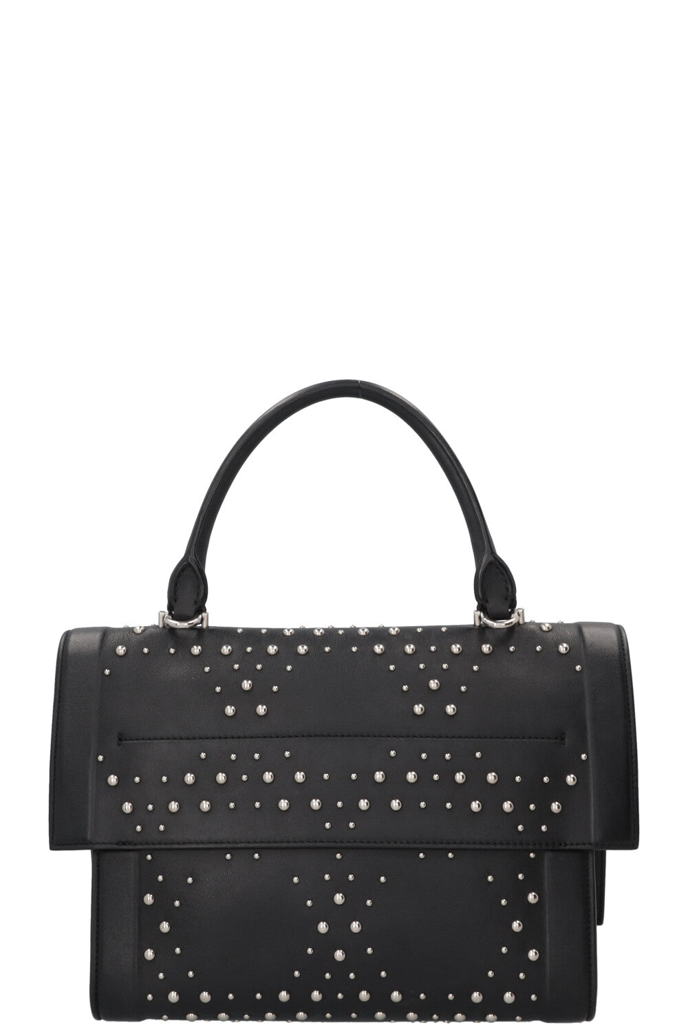GIVENCHY Studded Shark Bag Leather Black