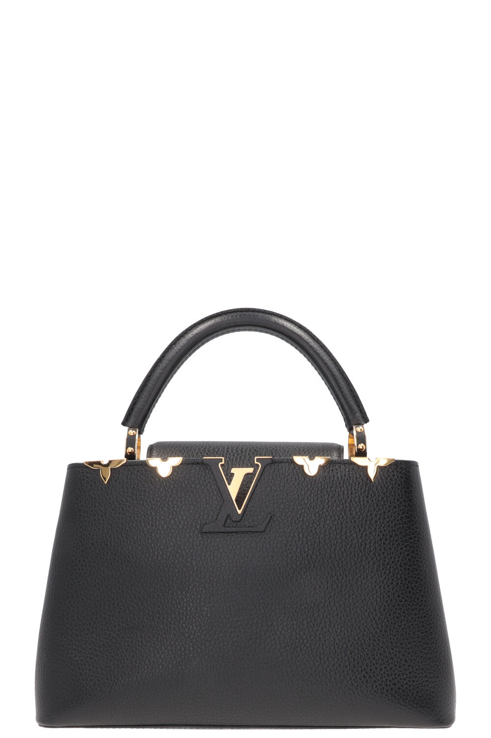 LOUIS VUITTON Capucines MM Bag Black