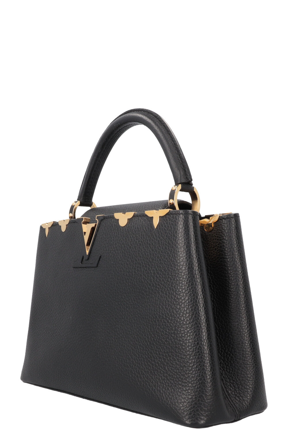 LOUIS VUITTON Capucines MM Bag Black