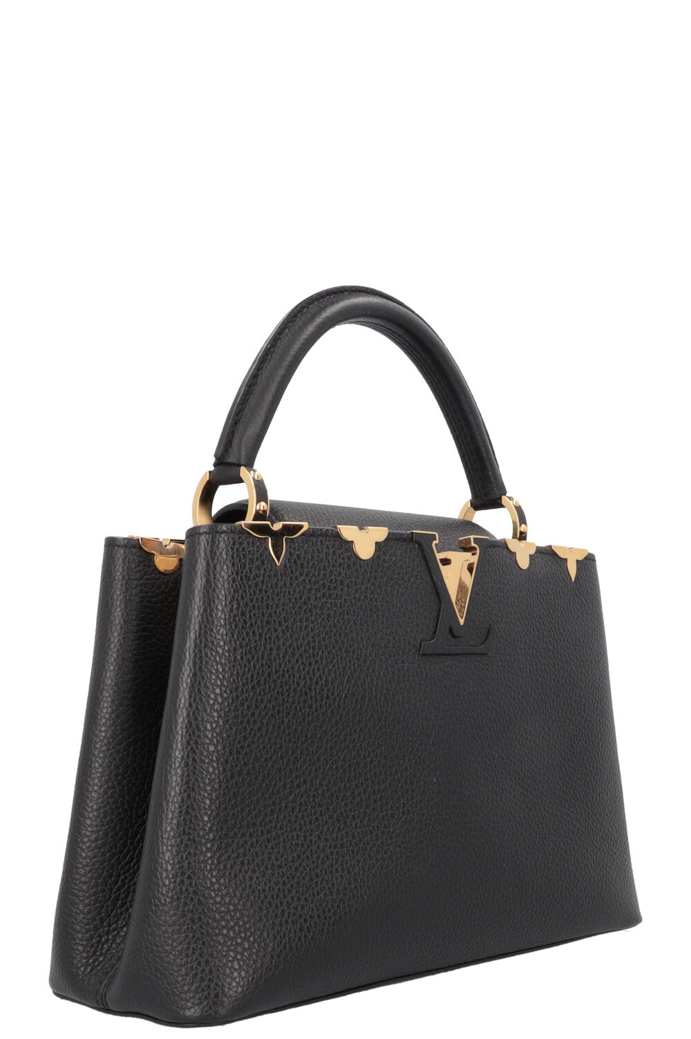 LOUIS VUITTON Capucines MM Bag Black