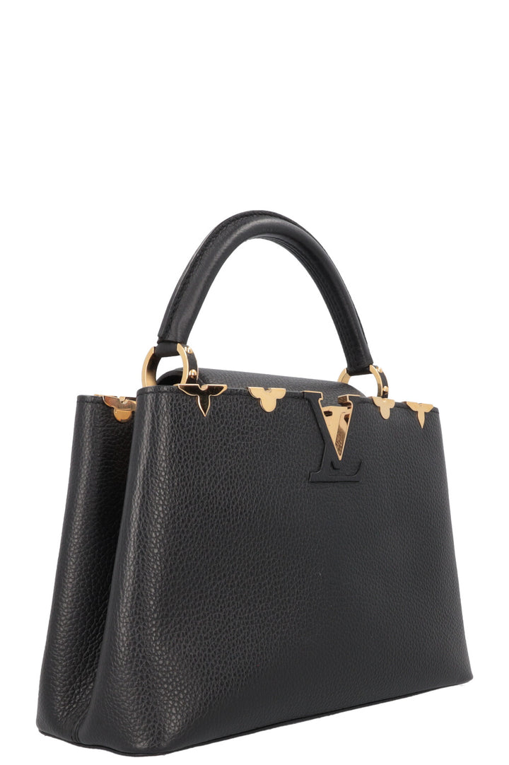 LOUIS VUITTON Capucines MM Bag Black