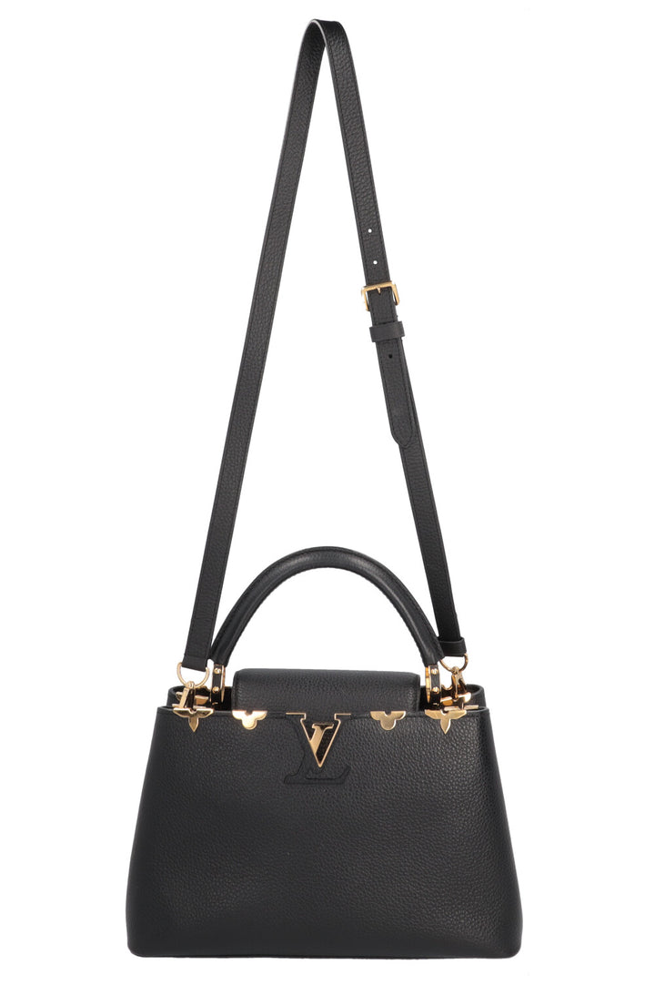 LOUIS VUITTON Capucines MM Bag Black