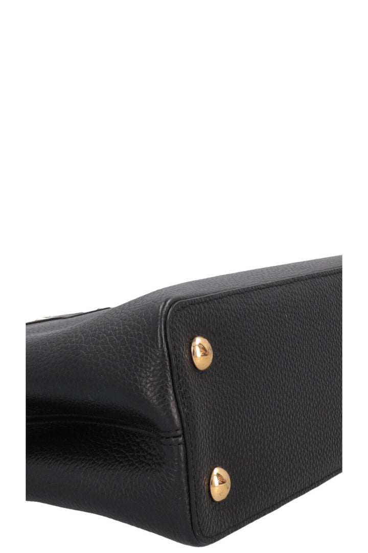 LOUIS VUITTON Capucines MM Bag Black