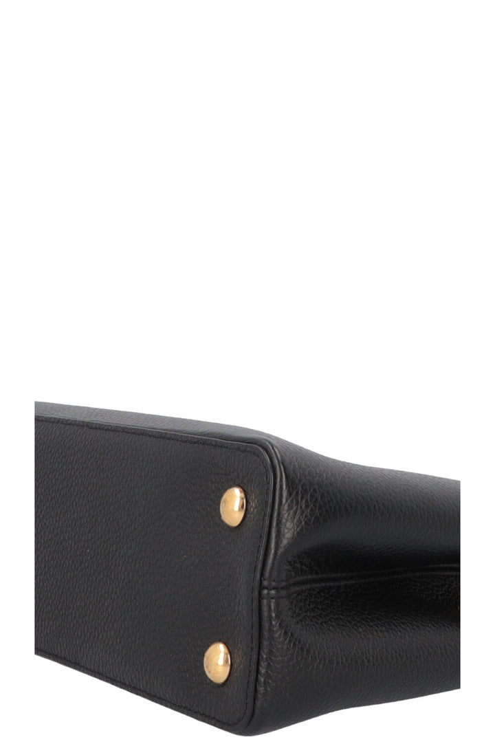 LOUIS VUITTON Capucines MM Bag Black