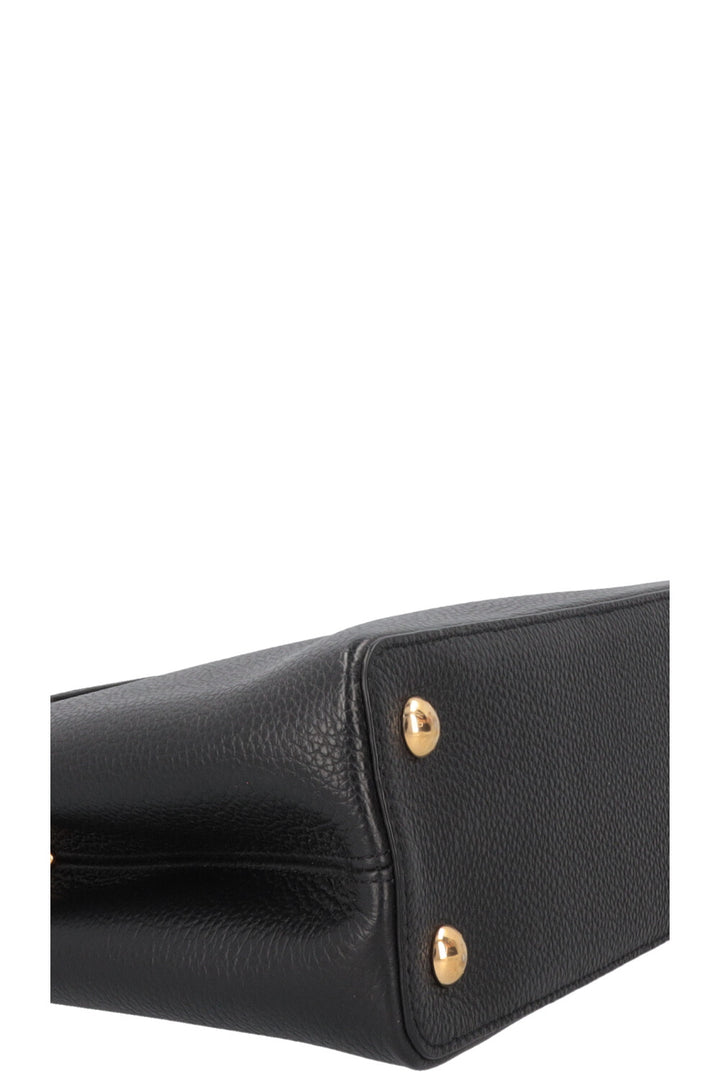 LOUIS VUITTON Capucines MM Bag Black