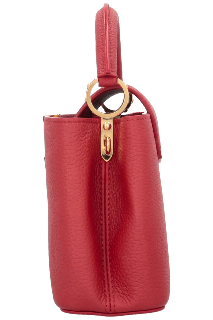 LOUIS VUITTON Mini Capucine Taurillon Scarlet Red